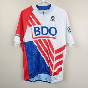 Zoca Custom Endurance Gear Cycling 3/4 Zip Short Sleeve Shirt XL